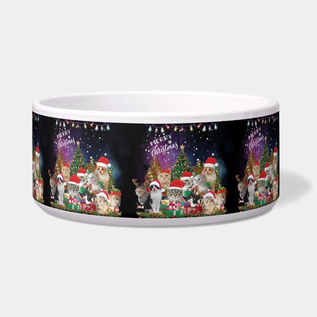 Écuelle Chats Joyeux Noël Light Bowl (Devant)