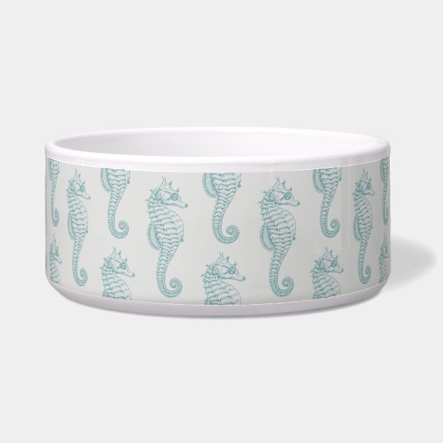 Écuelle Chevaux de mer tropicaux, Motif hippocampe - gris  (Devant)