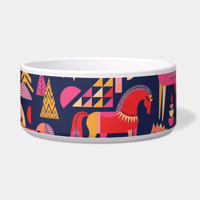 Écuelle Chevaux Scandinaves : Décoration Décorative Sans C (Devant)