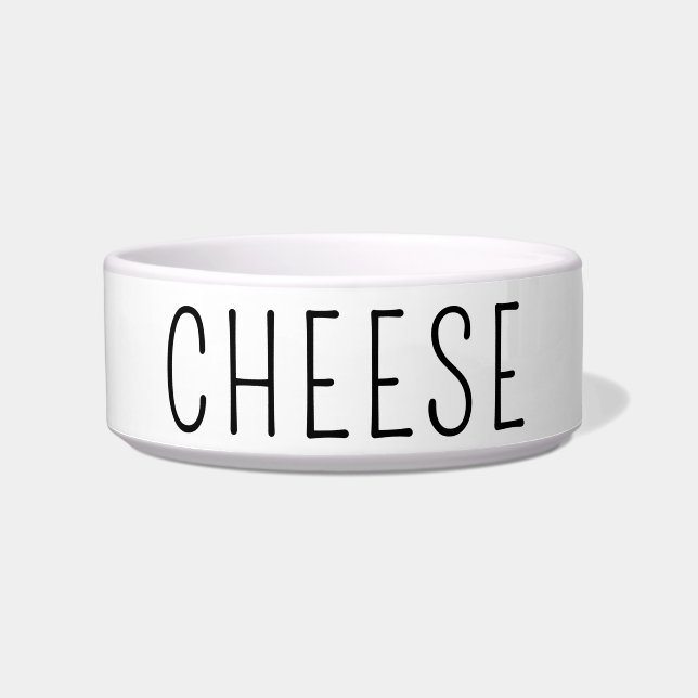 Écuelle Chien au fromage amusant (Devant)