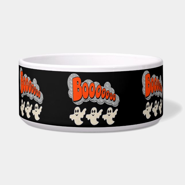 Écuelle Chien Bowl Boo Ghosts (Devant)