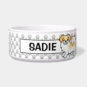Écuelle Chien caricatural tibétain patiné