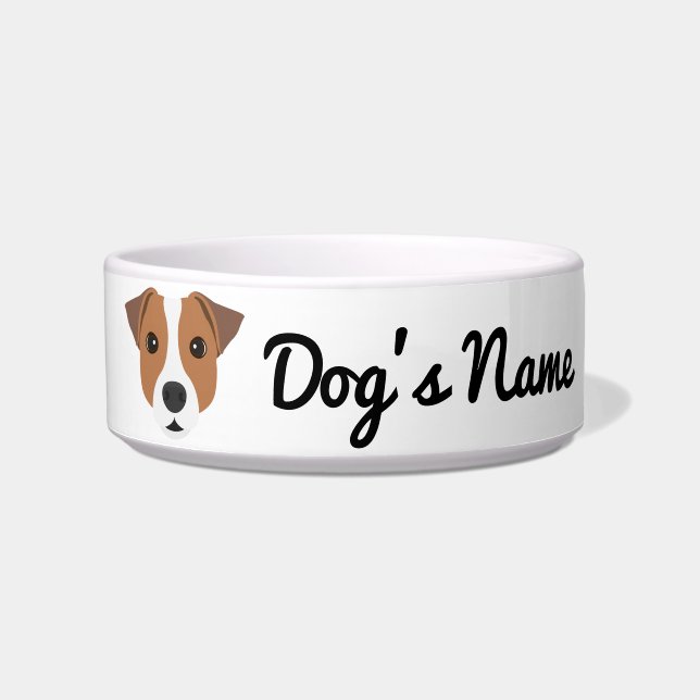 Écuelle Chien de Jack Russell (Devant)