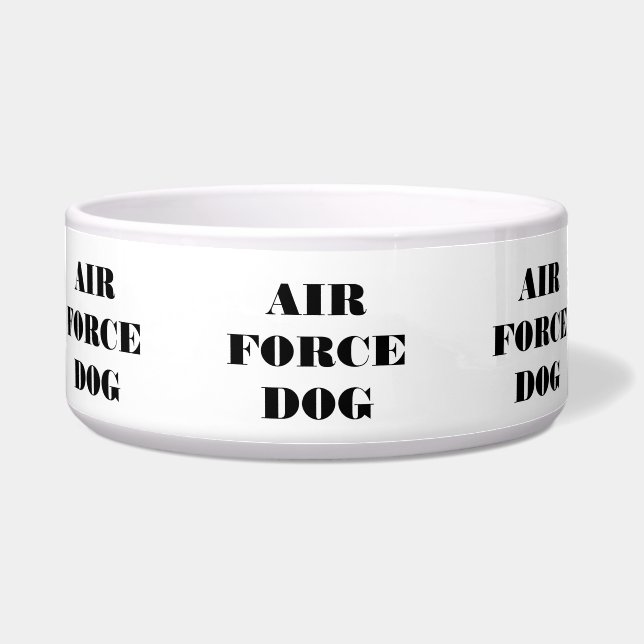 Écuelle Chien de l'armée de l'air du Bowl (Devant)