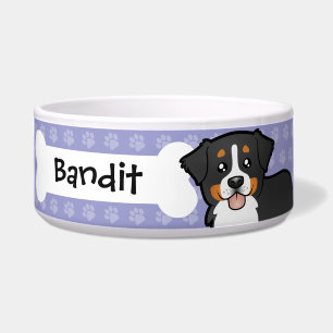 Écuelle Chien de montagne de Bernese de bande dessinée