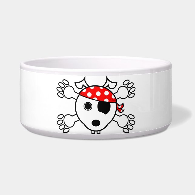 Écuelle Chien de pirate (Devant)