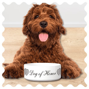 Écuelle Chien d'honneur Mariage Dog Bowl