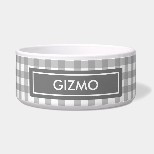 Écuelle Chien gris de contrôle de Buffalo (Devant)