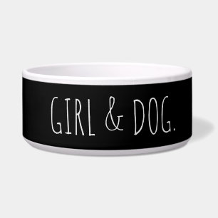 Écuelle Chien moderne fille cadeau simple
