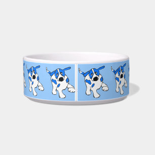 Écuelle Chien point bleu