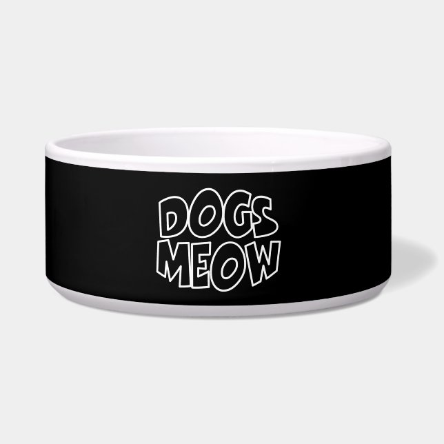 Écuelle Chiens Meow (Devant)
