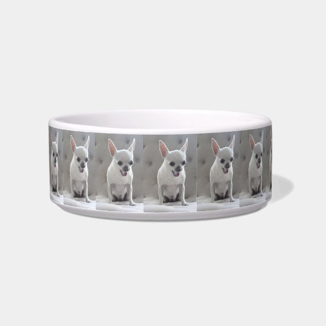 Écuelle Chihuahua Pet Bowl Ajouter photo (Gauche)