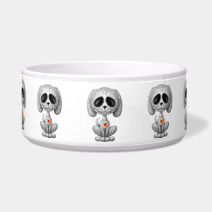 Écuelle Chiot gris de sucre de zombi