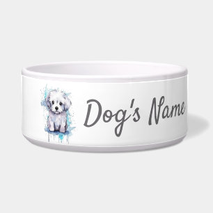 Écuelle Chiot maltais Ceramic Pet Bowl