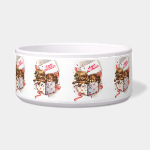 Écuelle Chiot vintage Art Anniversaire Chiots