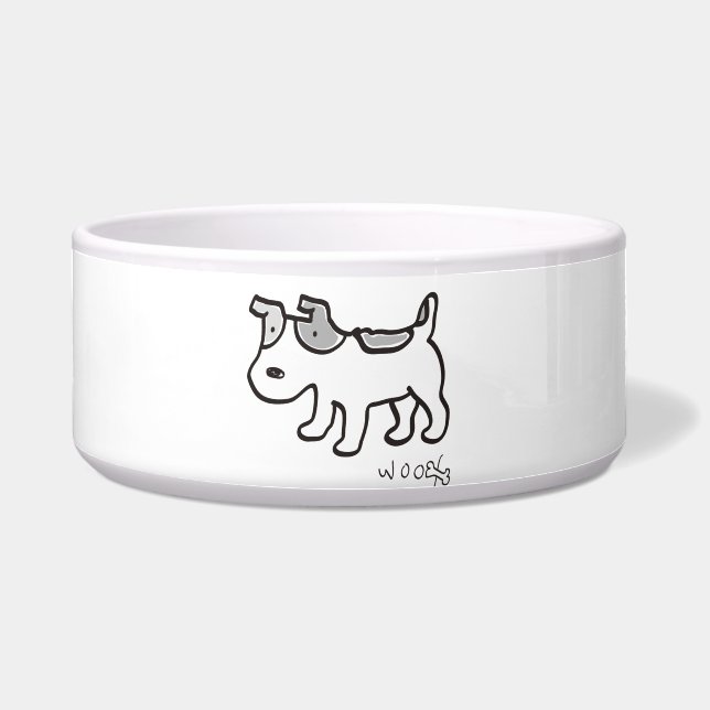Écuelle Chiro le terrier de Jack Russell (Devant)
