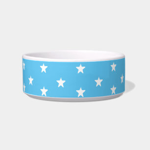 Écuelle Ciel bleu bleu blanc étoiles motif chien moderne c