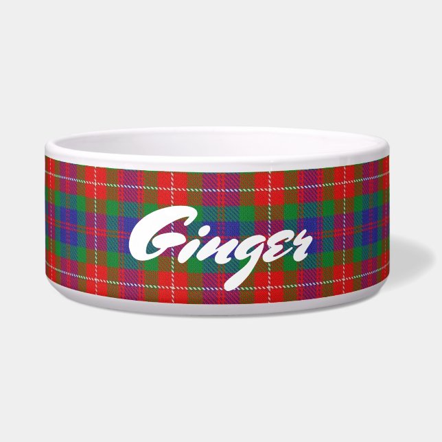 Écuelle Clan écossais de Lovat Tartan (Devant)