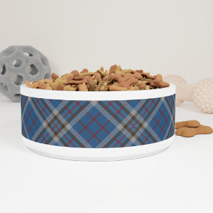 Écuelle Clan Thompson Tartan Plaid Grey Blue Motif