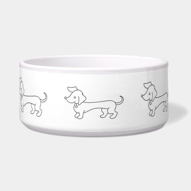 Écuelle Clipart Dachshund (Devant)