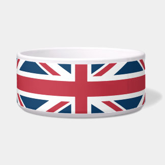 Écuelle Collier pour animal de compagnie drapeau britanniq