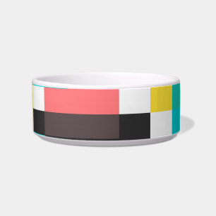 Écuelle Coloré, cool, tendance, art géométrique urbain