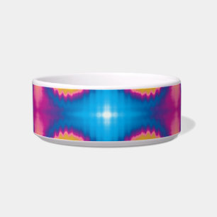 Écuelle Coloré super funky rétro cravate teint chien motif