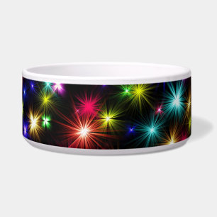 Écuelle Conception de feux d'artifice Étoiles Colorées