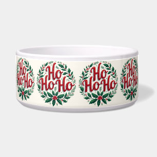 Écuelle Conception de typographie de couronne de Noël Ho H