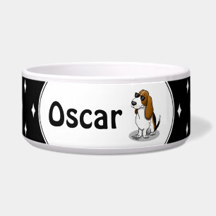 Écuelle Cool Basset Hound chien et lunettes de soleil (tri
