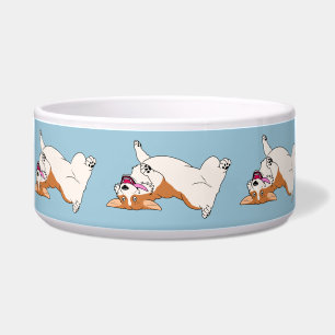Écuelle Corgi riant à l'envers