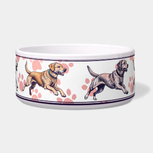 Écuelle Courir Labrador Retrievers Bowl