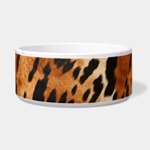 Écuelle Crème Brown animal de cowhide