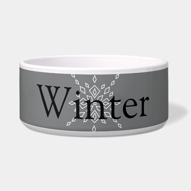 Écuelle Crystalized Snowflake (Devant)