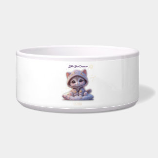 Écuelle Custom Cosmic Cat Pet Bowl – Personalized pet bowl