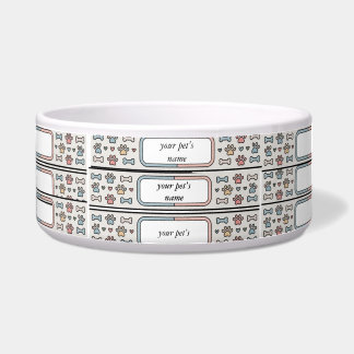 Écuelle Custom Hygge Pet Bowl Personalized Dog or Cat Food