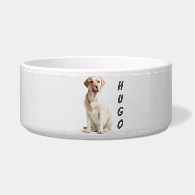 Écuelle Custom Pet Bowl – Add Your Pet’s Name & Picture (Devant)