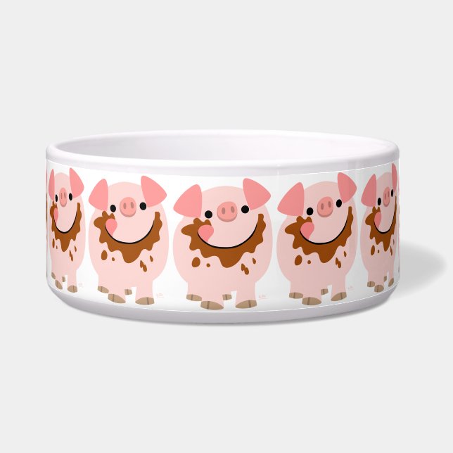 Écuelle Cute caricature au chocolat Cochon pochon poêle (Devant)