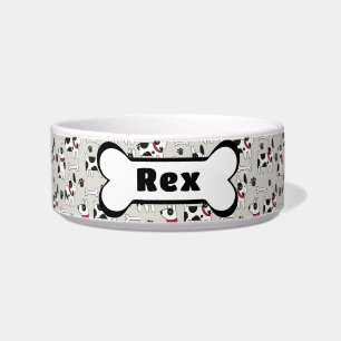 Écuelle Cute Dog Bowl Personnaliser