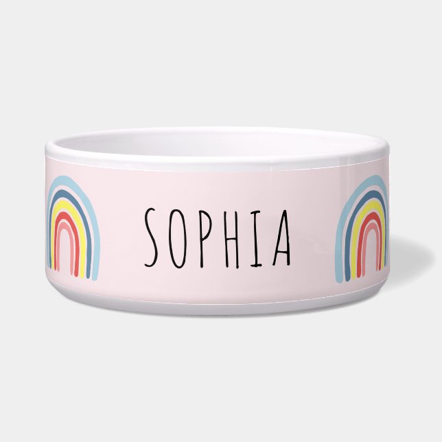 Écuelle Cute et tendance Rainbow Dog Bowl (Devant)