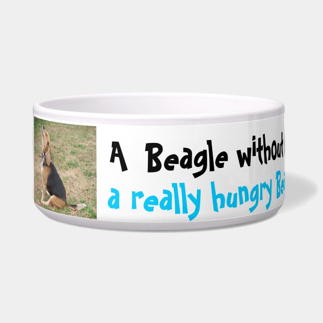 Écuelle Cuvette affamée de beagle (Gauche)