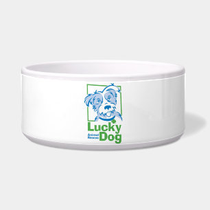 Écuelle Cuvette chanceuse de chien de chien