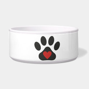 Écuelle Cuvette d'animal familier d'amour de chien