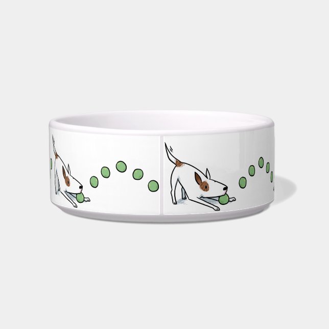 Écuelle Cuvette d'animal familier de balle de tennis (Dos)