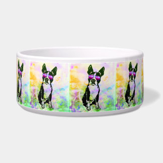 Écuelle Cuvette d'animal familier de Boston Terrier