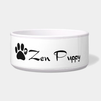 Écuelle CUVETTE d'ANIMAL FAMILIER de CHIOT de ZEN grande