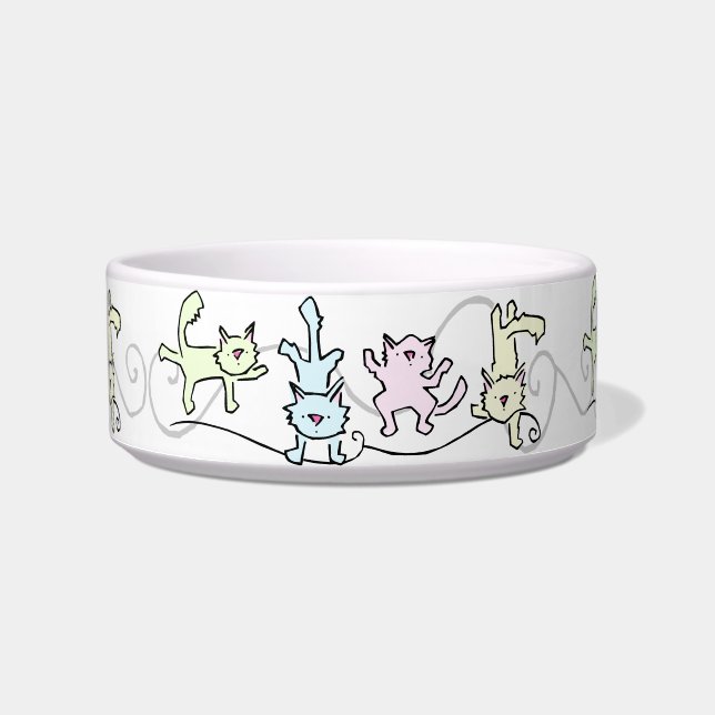 Écuelle Cuvette de chat de yoga (Devant)