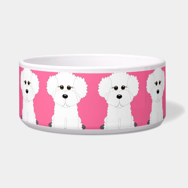Écuelle Cuvette de chien de Bichon (Devant)