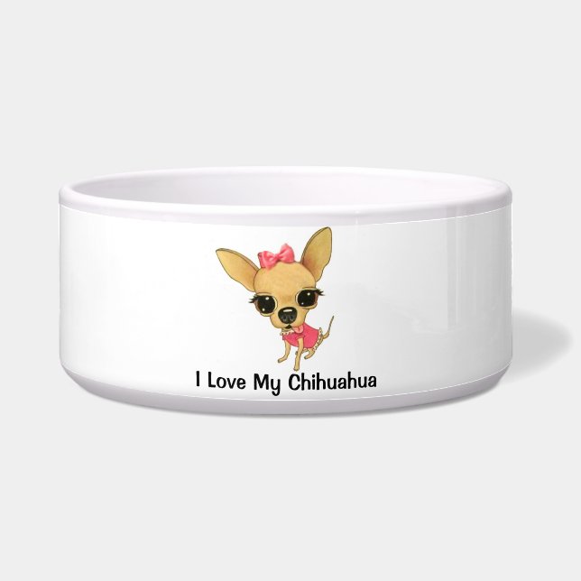 Écuelle Cuvette de chien de chiwawa (Devant)