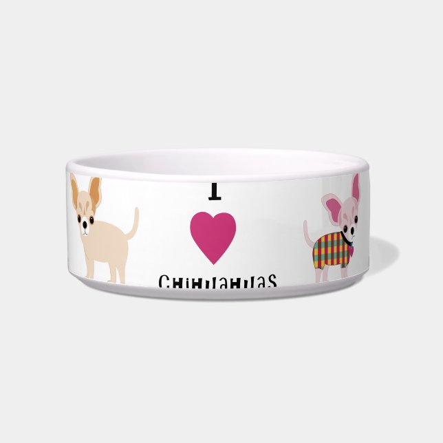 Écuelle Cuvette de chien de chiwawa (Devant)